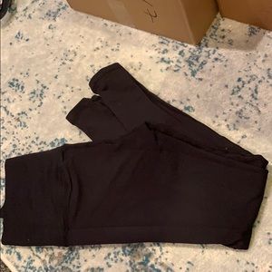 Black yoga athletic pant